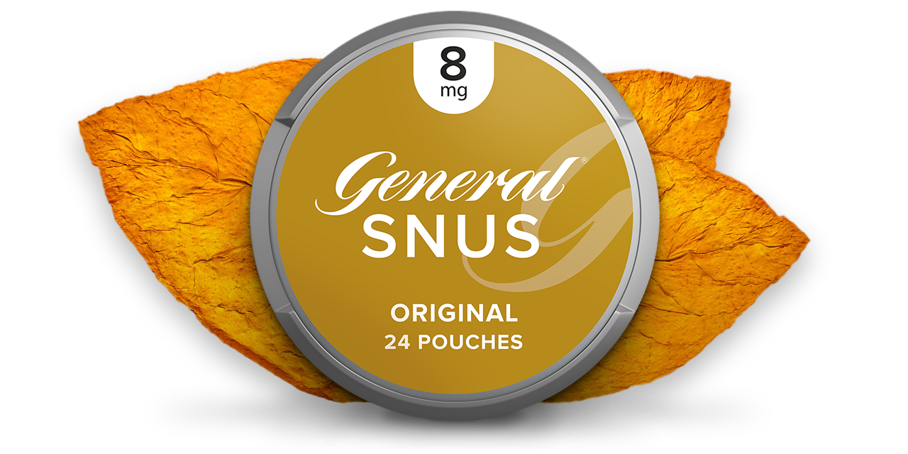 General Snus Original (8mg), 24 Pouches